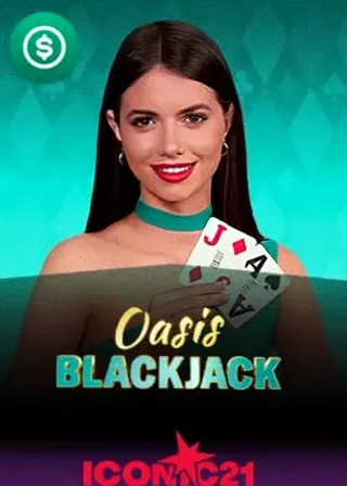 Oasis Blackjack live game cover