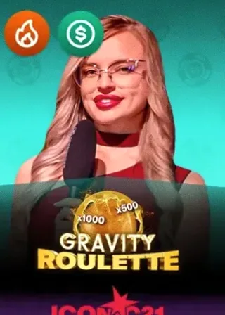 Gravity Roulette live game cover
