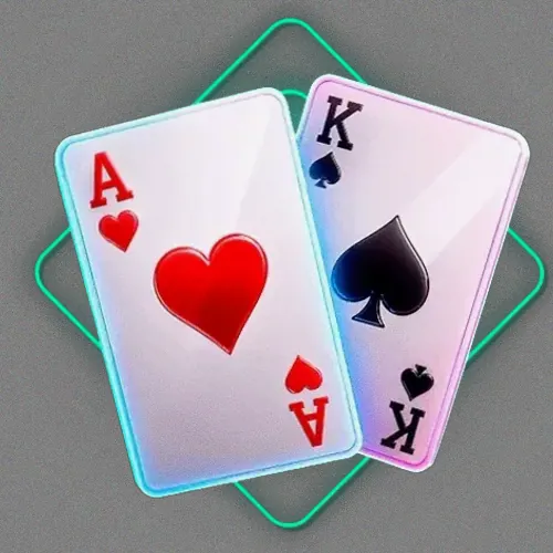 Ace and king playing cards
