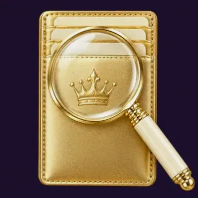 Wallet and magnifier — Tab66