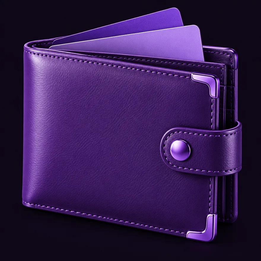 Leather wallet — Tab66