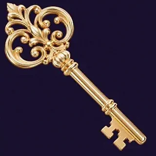 Ornate antique key — Tab66